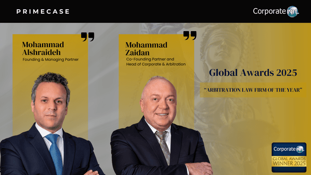 Arbitration Law Firm of the Year 2025 – UAE by Corporate INTL Awards